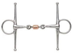 Shires Full Cheek Snaffle With Copper Peanut