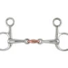 Shires Hanging Cheek Snaffle With Copper Lozenge -The Horse Care Shop shires shires hanging cheek snaffle with copper lozenge 17275.1631695588