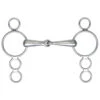 Shires Jointed 3 Ring Gags - 21mm Mouthpiece (607) 1 Shires Jointed 3 Ring Gags - 21mm Mouthpiece (607) -The Horse Care Shop shires shires jointed 3 ring gags 21mm mouthpiece 607 59767.1643913123