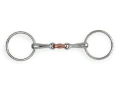 Shires Loose Ring Snaffle With Copper Lozenge