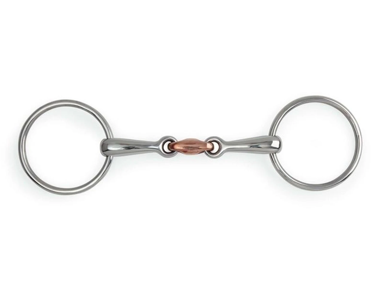 Shires Loose Ring Snaffle With Copper Lozenge 3 Shires Loose Ring Snaffle With Copper Lozenge