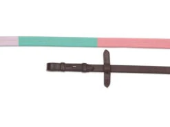 Shires Multicoloured Rubber Training Reins