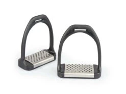 Shires Plastic Stirrup Irons With Metal Treads (689)