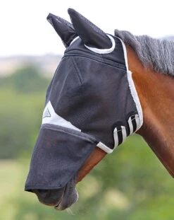 Shires PVC Fly Masks With Ears And Nose (6669)