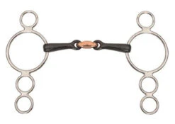Shires Sweet Iron 3 Ring Gag (503A)