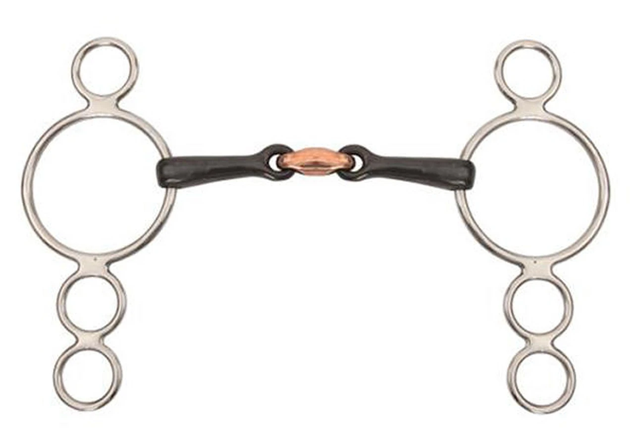 Shires Sweet Iron 3 Ring Gag (503A) 3 Shires Sweet Iron 3 Ring Gag (503A)