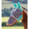 Shires Zeb-Tek Zebra Fly Mask With Nose & Ears -The Horse Care Shop shires shires zeb tek zebra fly mask with nose and ears 42028.1631363179