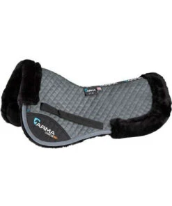 Shires Suede Supafleece Half Pad - All Colours -The Horse Care Shop shires suede supafleece half pad all colours 96281.1644643845