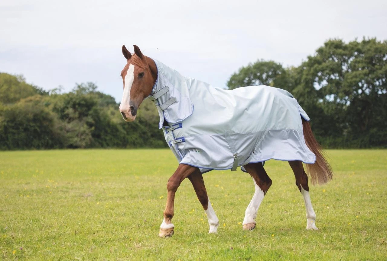 Shires Tempest Waterproof Fly Rugs - Grey 3 Shires Tempest Waterproof Fly Rugs - Grey
