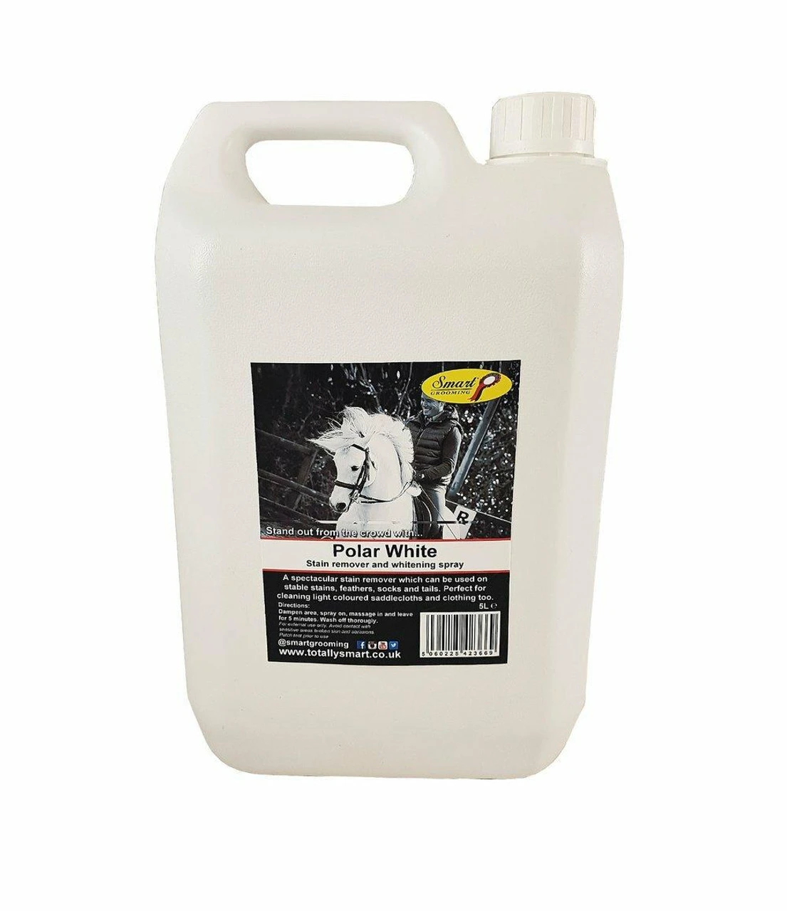 Smart Grooming Polar White Stain Remover - 5 Litres 3 Smart Grooming Polar White Stain Remover - 5 Litres