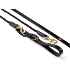 Whitaker Rope Draw Reins - Black Or Brown