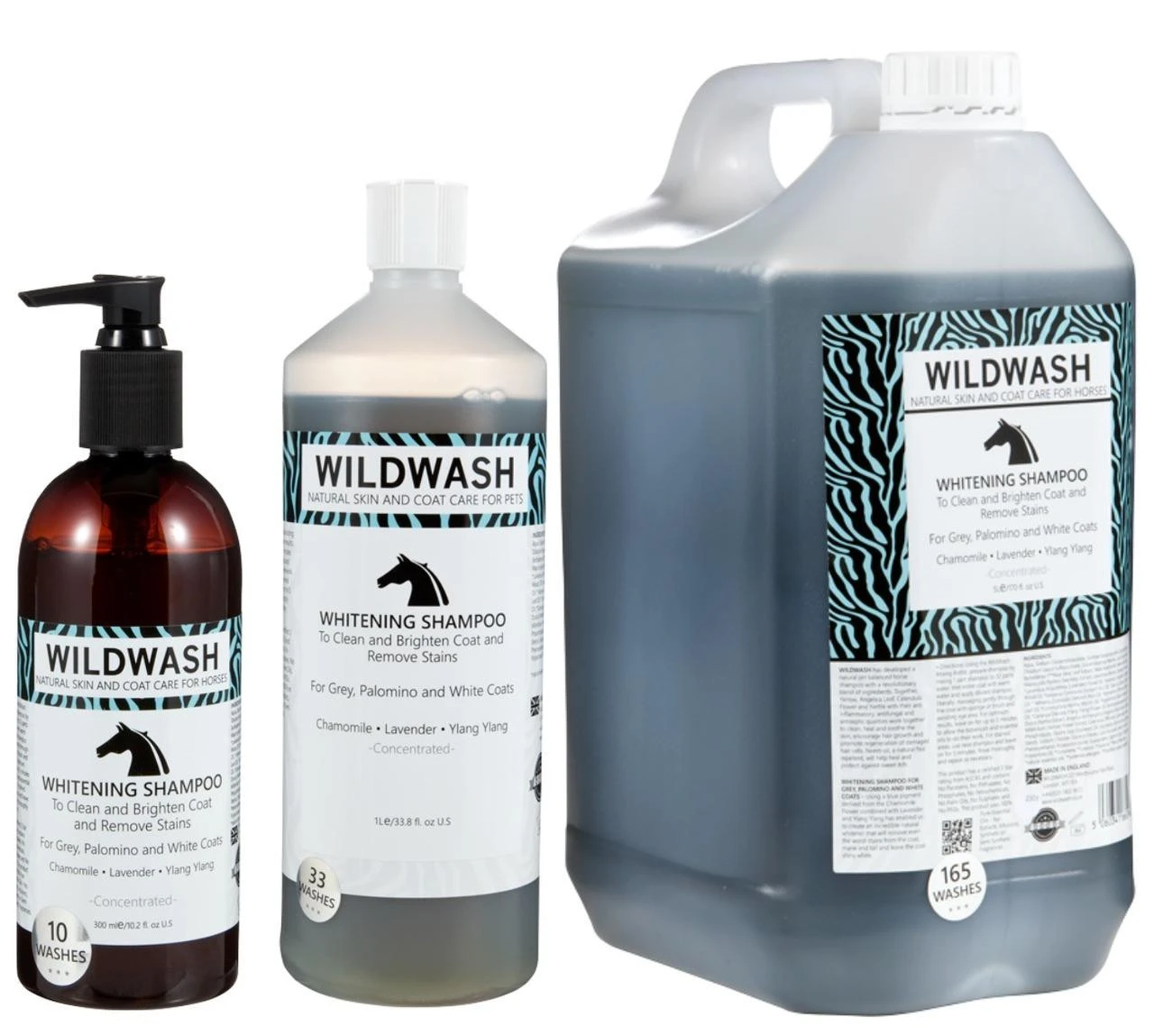 WildWash Whitening Horse Shampoo - All Sizes 3 WildWash Whitening Horse Shampoo - All Sizes